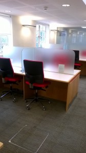 UCL School of Pharmacy Library desks