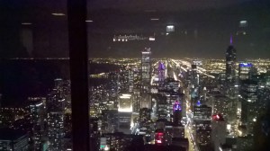 Night vie of Chicago